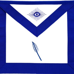 Masonic Blue Lodge Officer Assistant Secretary Apron
